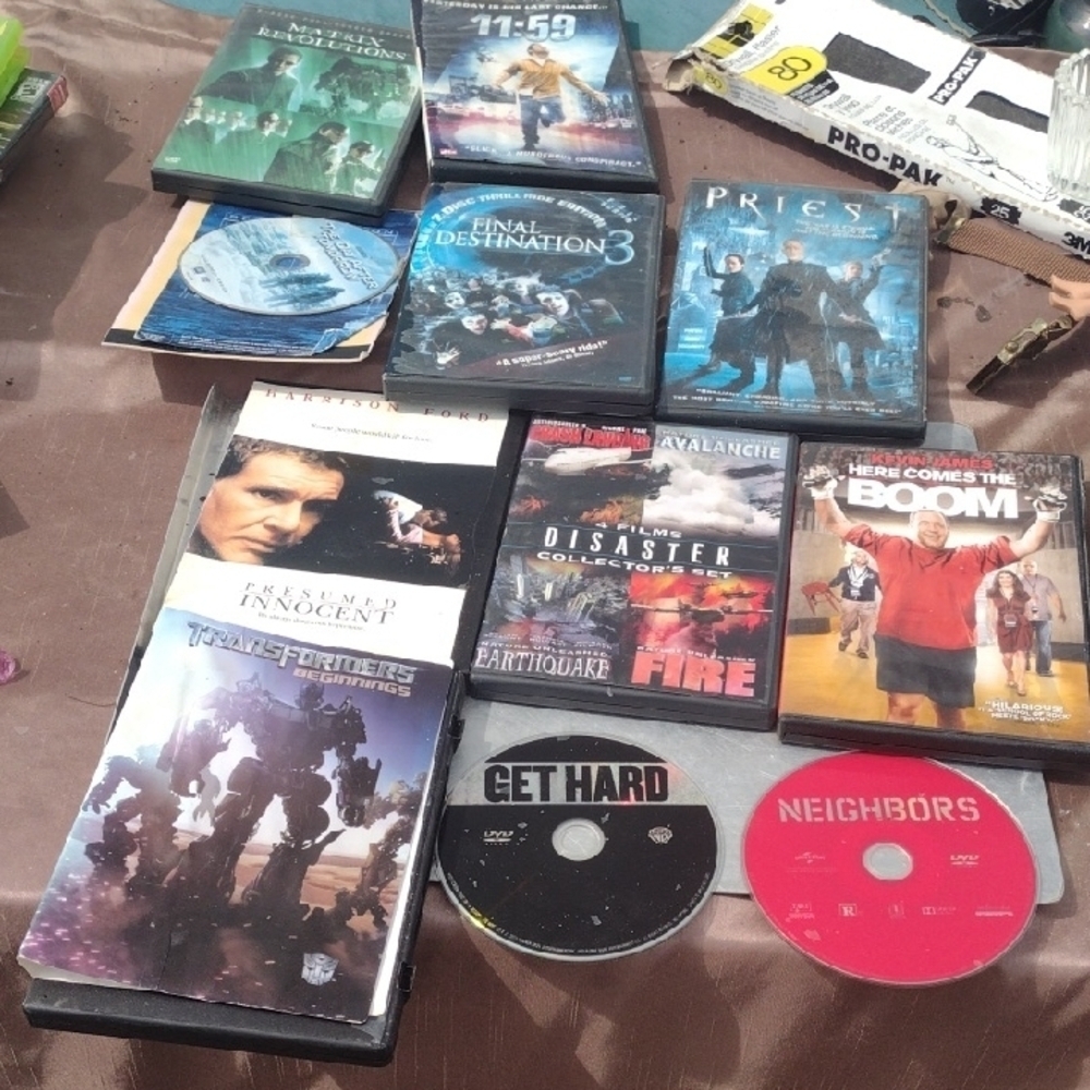 Assorted Movie Disc Collection